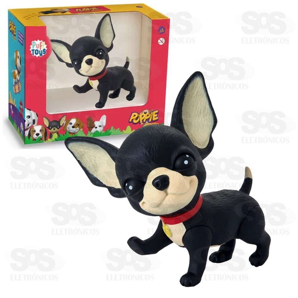 Cachorrinho Ross Pinscher em vinil Puff Toys 021