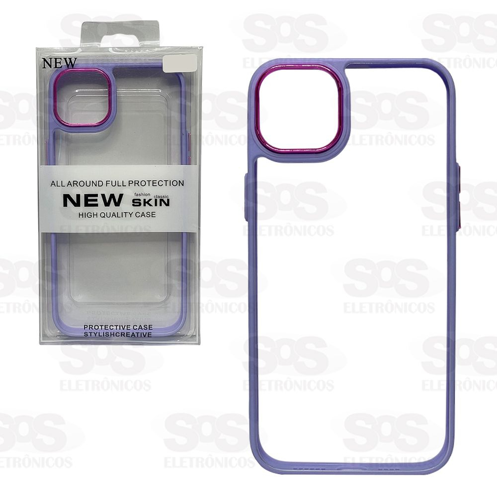 Capa Transparente Borda De Luxo Redmi Note 8 Cores Sortidas