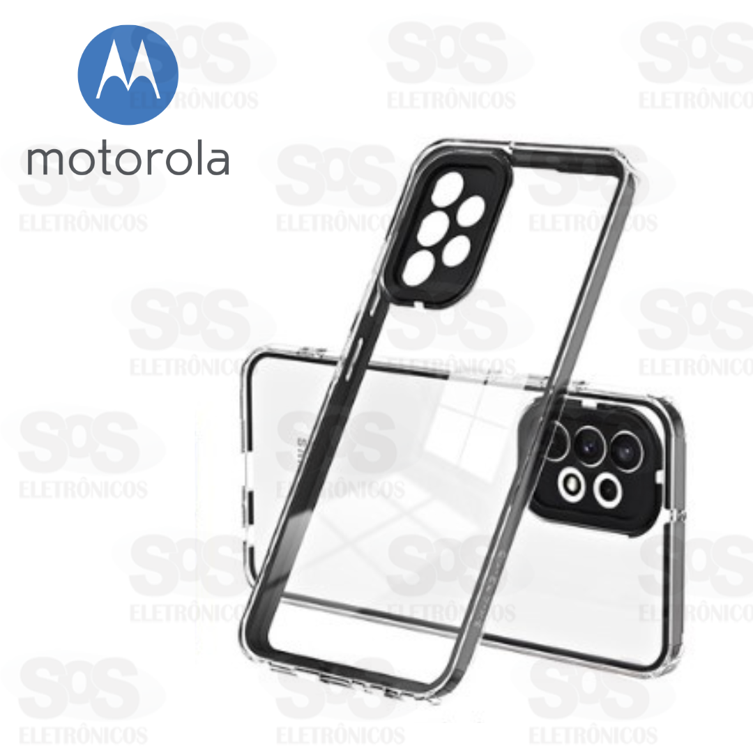 Capa Transparente Com Borda Motorola G34 Cores Sortidas