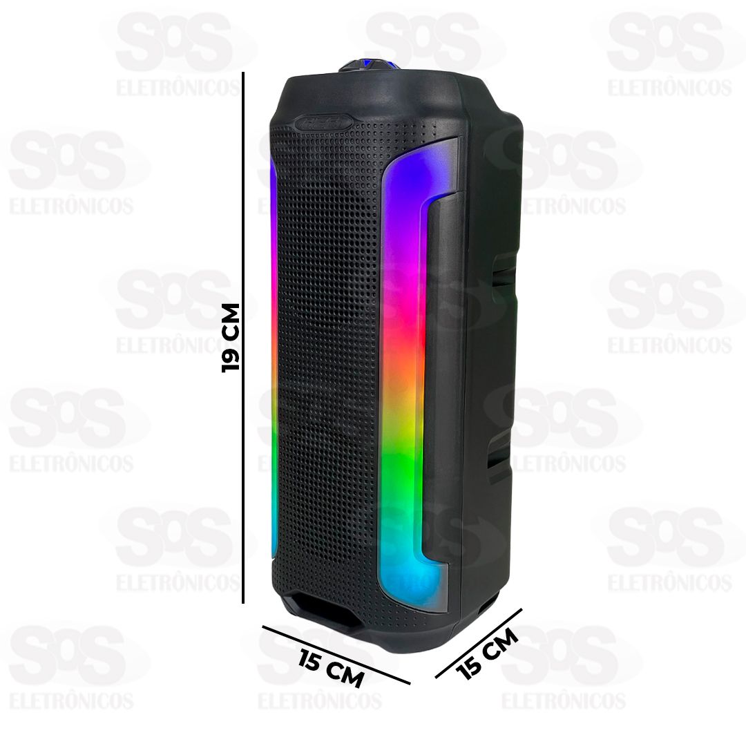 Caixa De Som 30W Bluetooth/TWS/FM Com Luzes RGB Altomex AL-3939