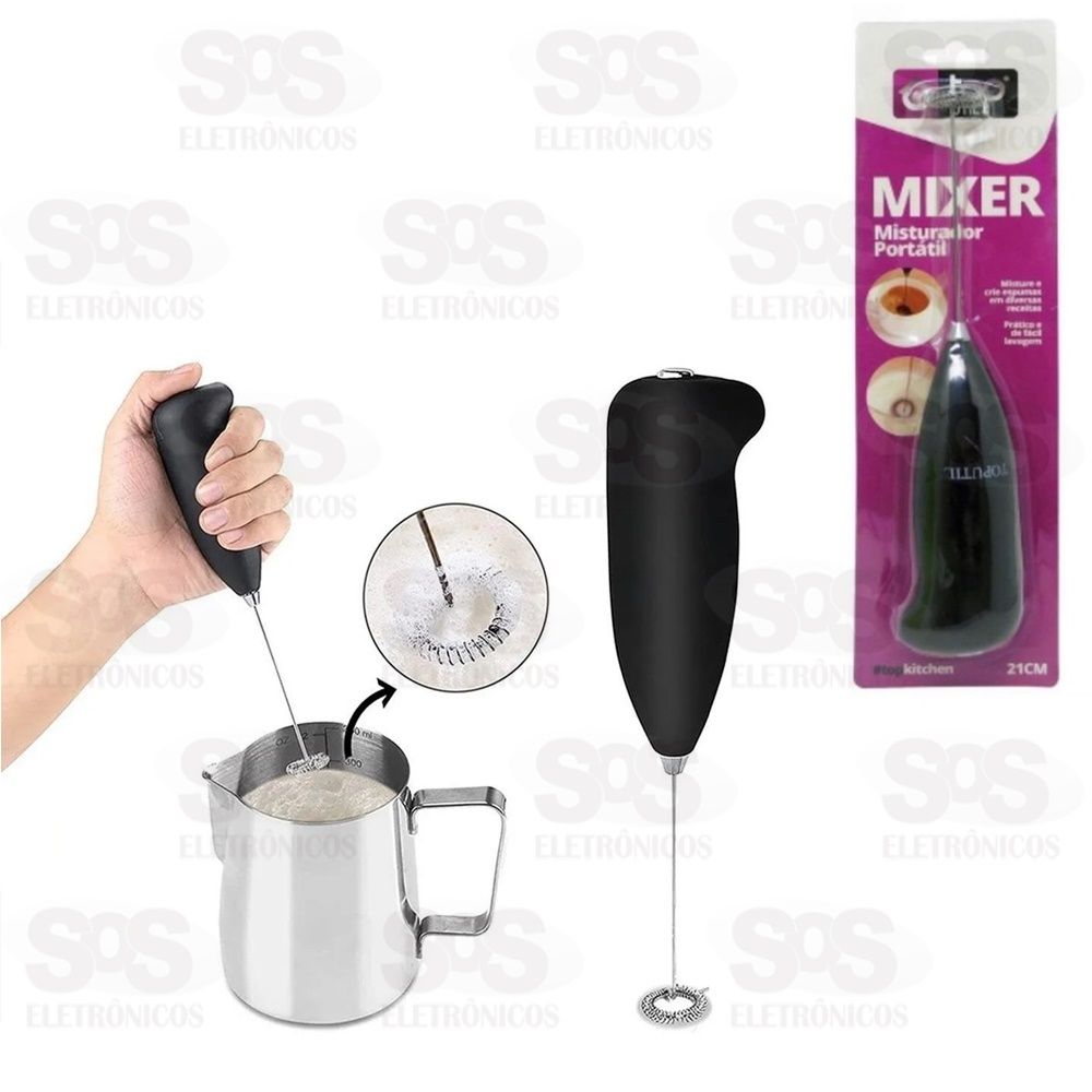 Mini Mixer Misturador Eltrico Inox Top til 0740