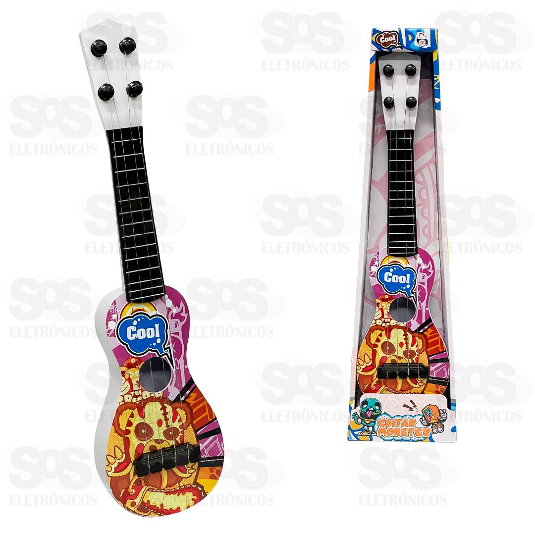 Violo De Brinquedo Guitar Monster Pica Pau PI3847