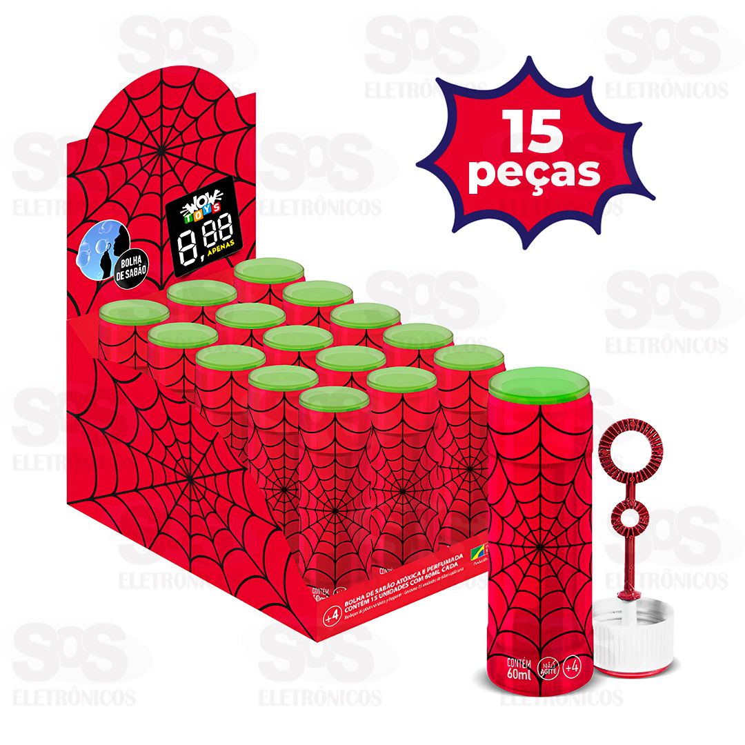 Lana Bolhas de Sabo Homem Aranha 15 Peas Wow Toys Q5002DS