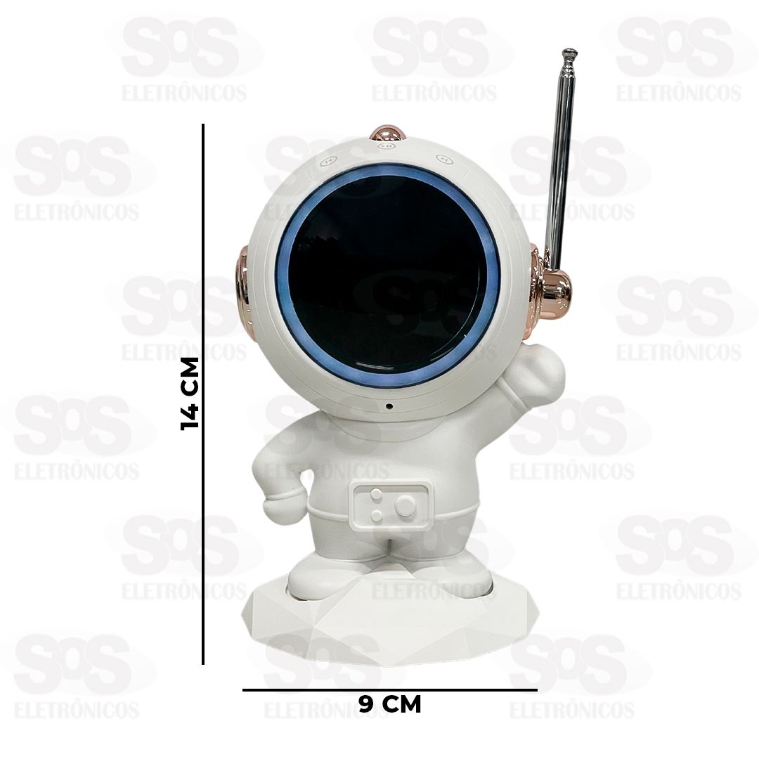 Caixa De Som Astronauta 5W Bluetooth Eletromex EL-1068