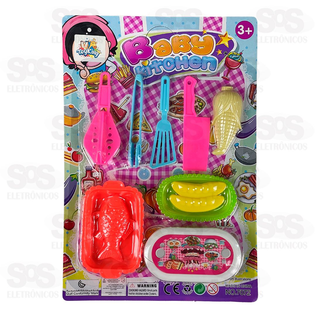 Conjunto Comidinhas Kitchen 9 Peas Toy King TK-AB5177