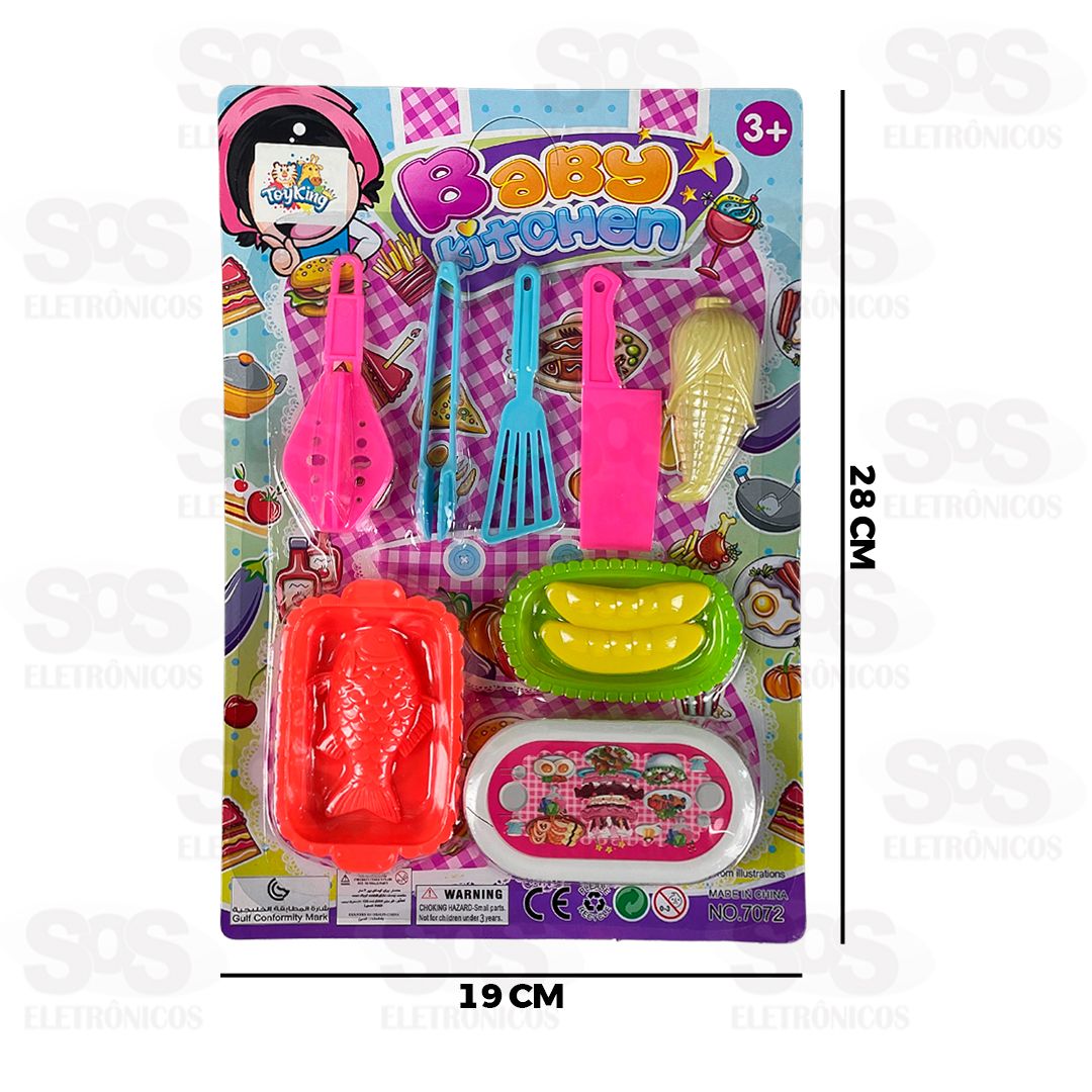 Conjunto Comidinhas Kitchen 9 Peas Toy King TK-AB5177