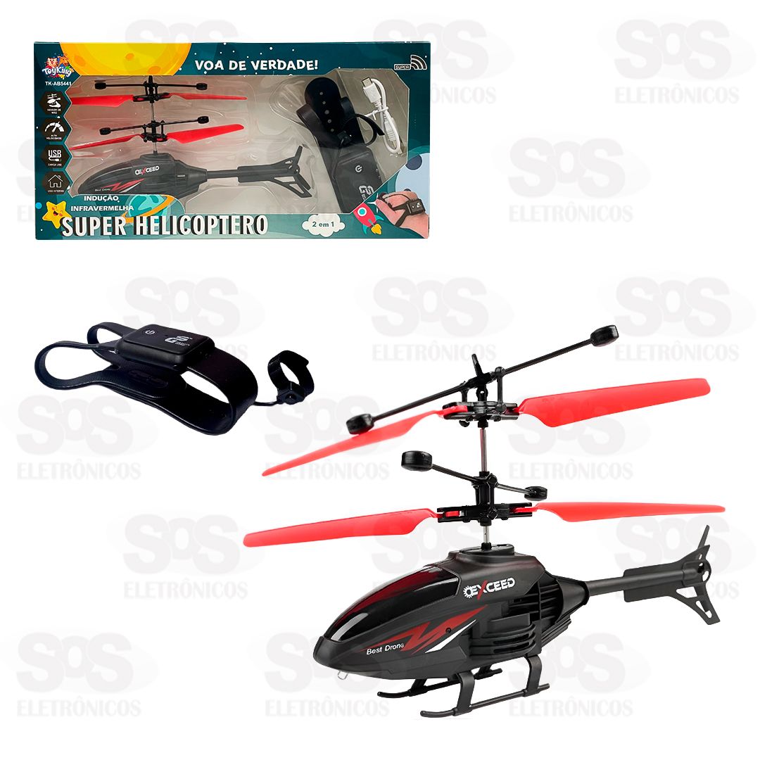 Helicptero Por Induo Sensor de Mo Toy King TK-AB5441