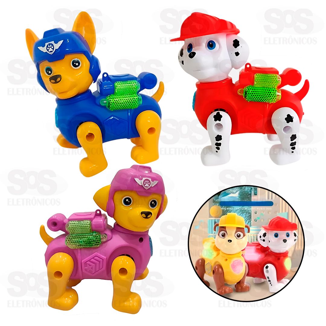 Cachorrinho Equipe Canina Com Luzes e Sons Toy King TK-2343