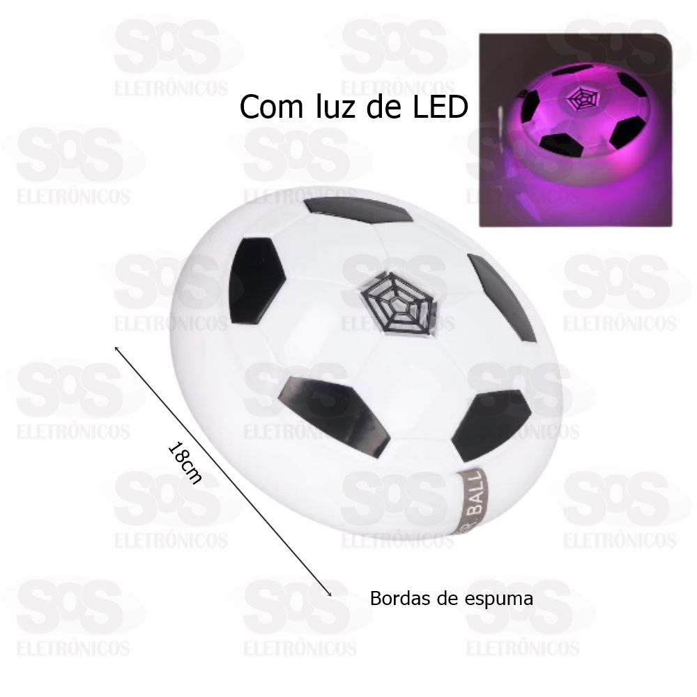 Bola de Futebol Flutuante com Luz LED Toy King 6304