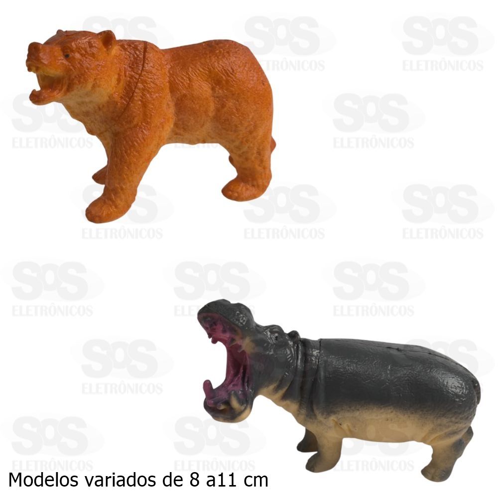 Conjunto Animais Selvagens 4 Peas Toy King TK-AB5443