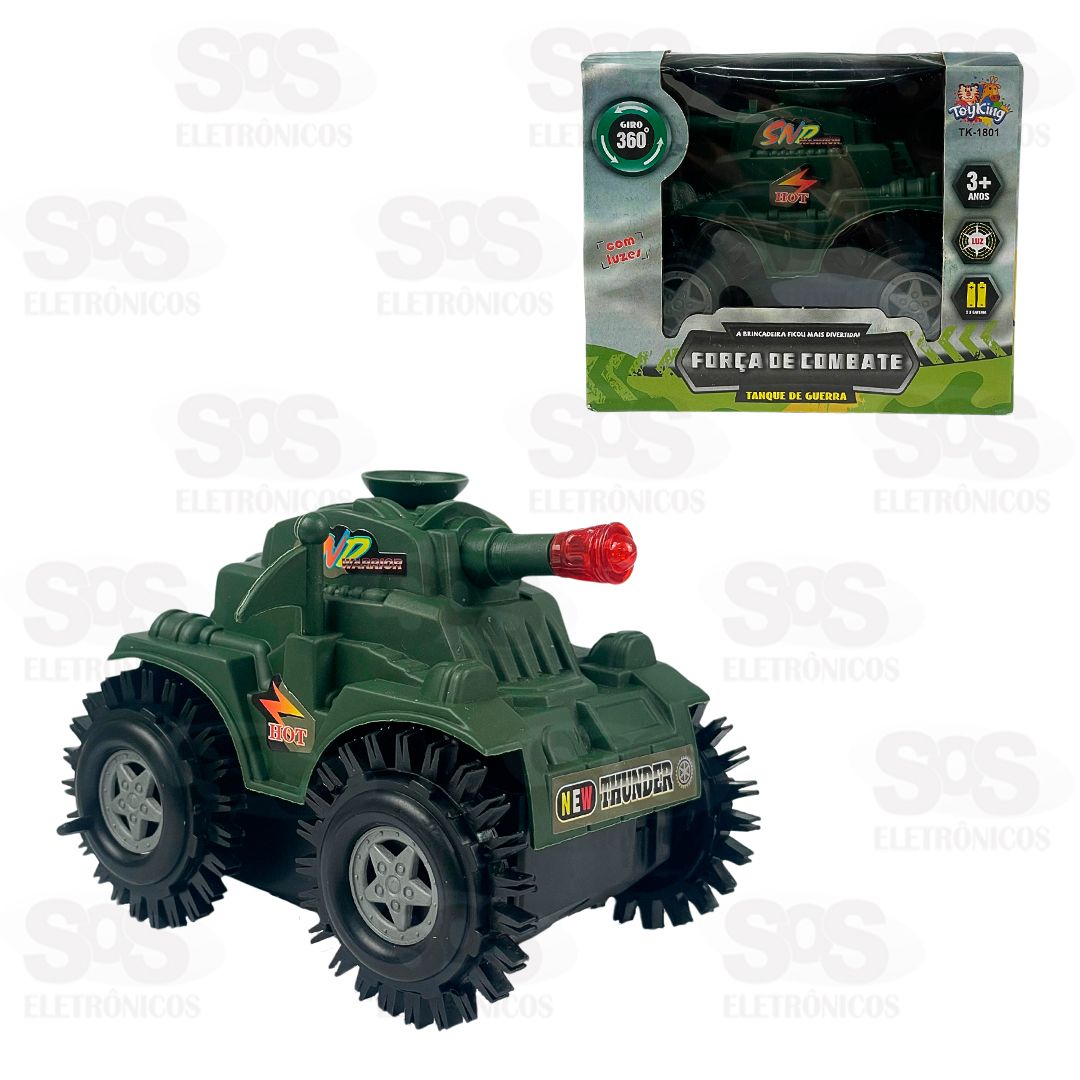 Tanque de Guerra Cambalhotas Toy King TK-1801