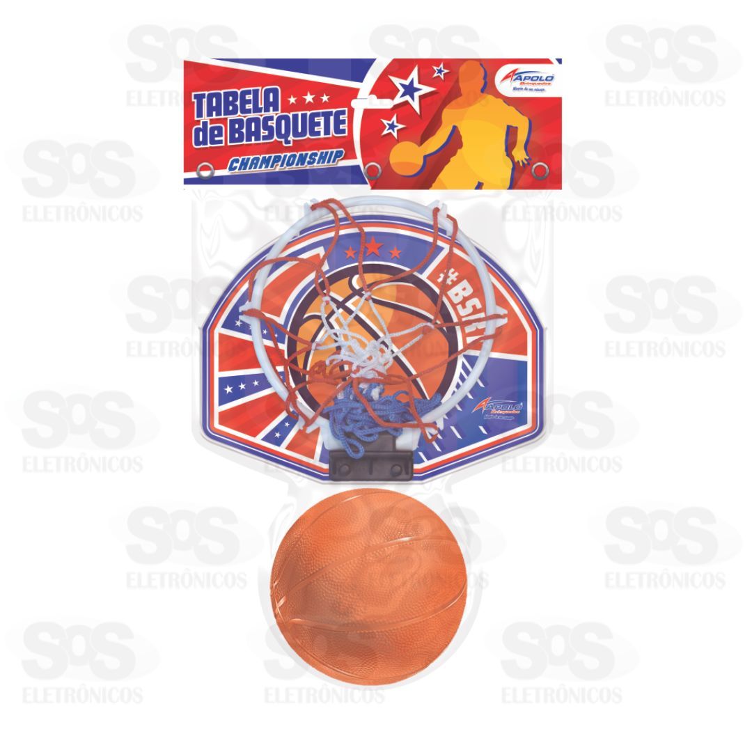 Kit Cesta De Basquete Infantil Apolo 952