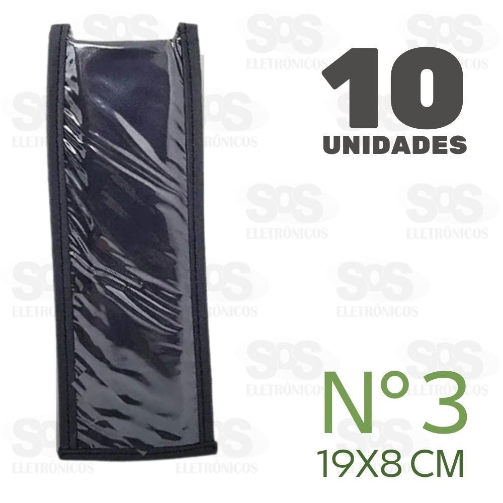 Capa De Controle Remoto N3 19x8cm 10 Unidades