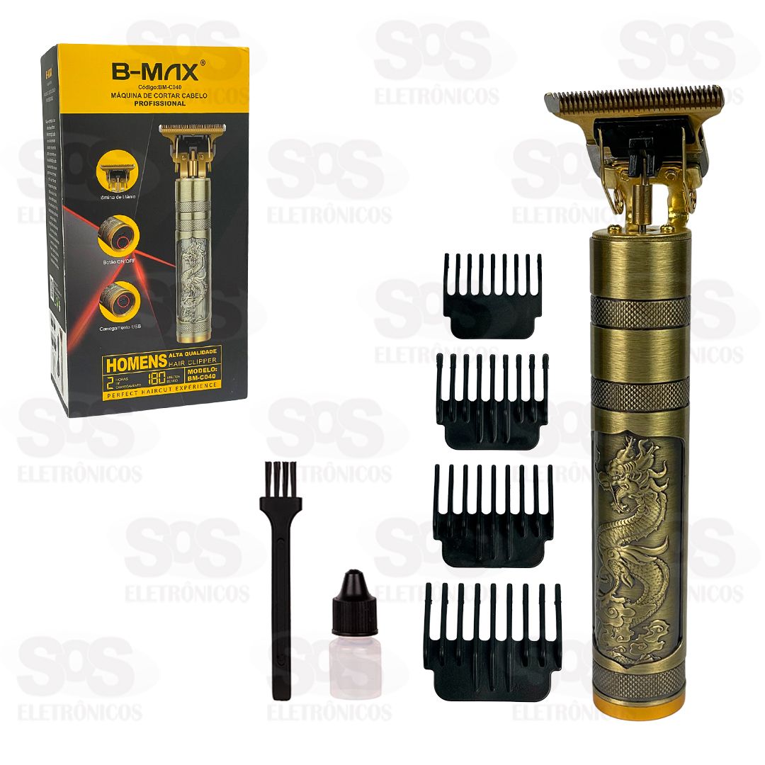 Mquina Para Acabamentos Recarregvel Drago B-Max BM-C040