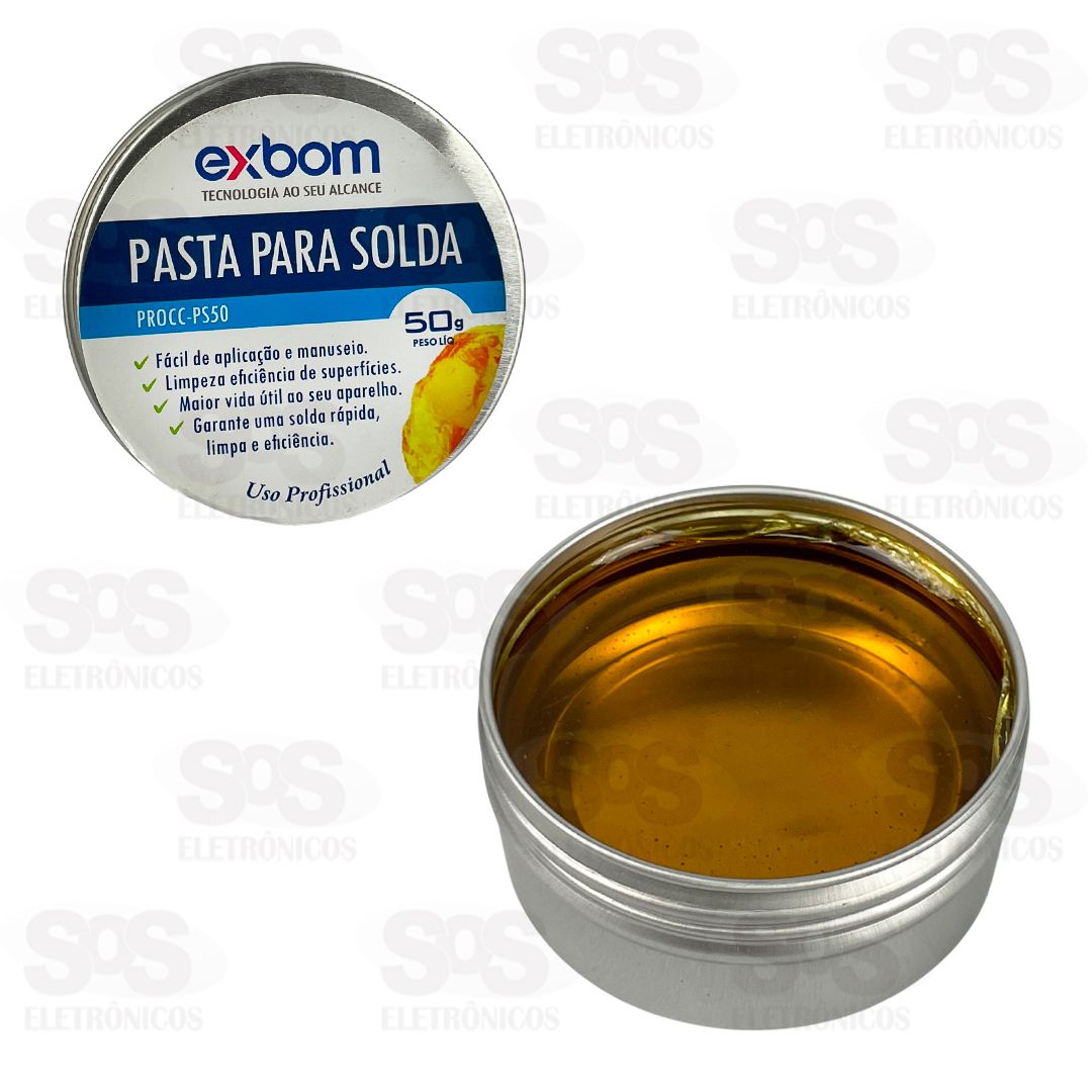 Pasta Para Solda Slida 50G Exbom PROCC-PS50