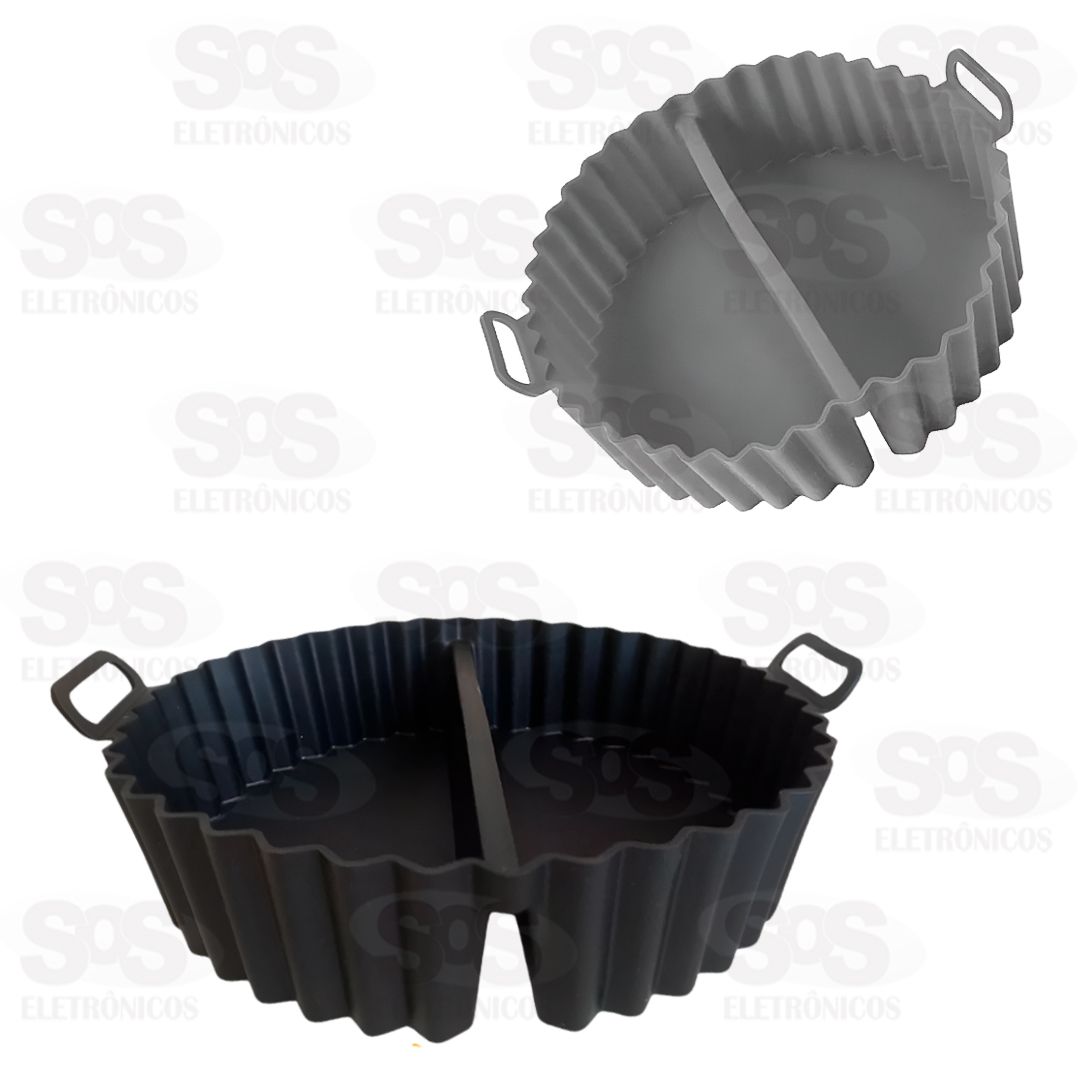 Forma De Silicone Para Air Fryer Com Divisria 20,5x5,5CM Top til TOP1459