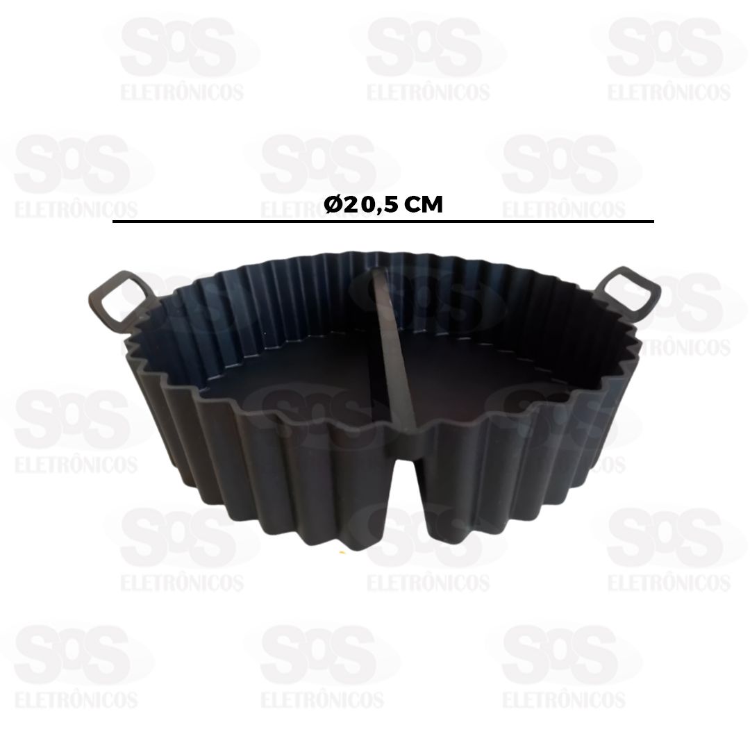 Forma De Silicone Para Air Fryer Com Divisria 20,5x5,5CM Top til TOP1459