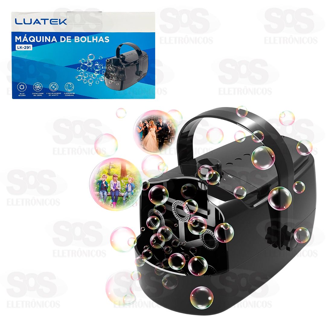 Mquina Lanadora de Bolhas 400ML Luatek LK-291