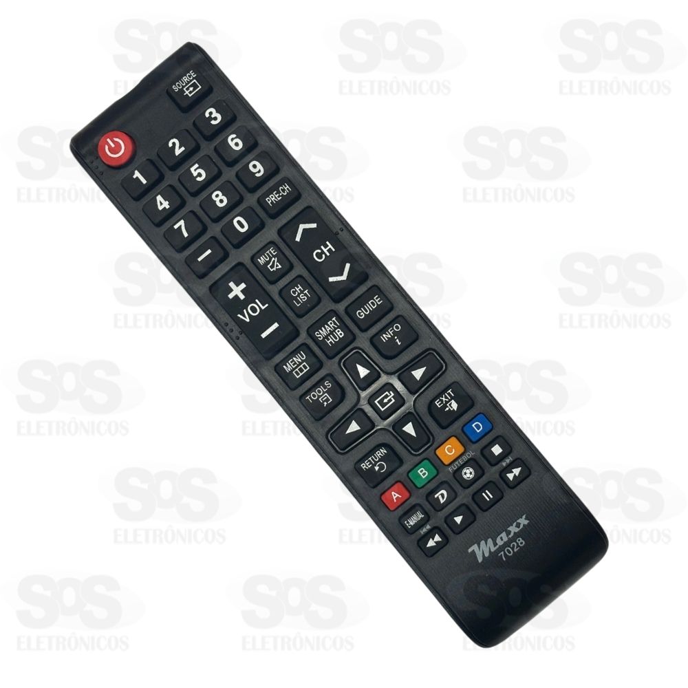 Controle Remoto Samsung Smart Tv Tecla Futebol Maxx 7028