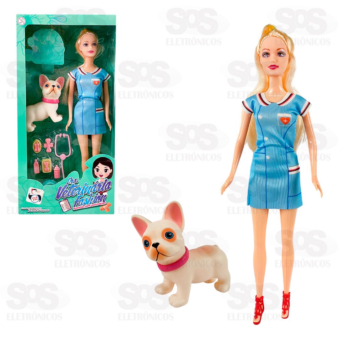 Boneca Fashion Veterinria Com Acessrios Pica Pau PI4494