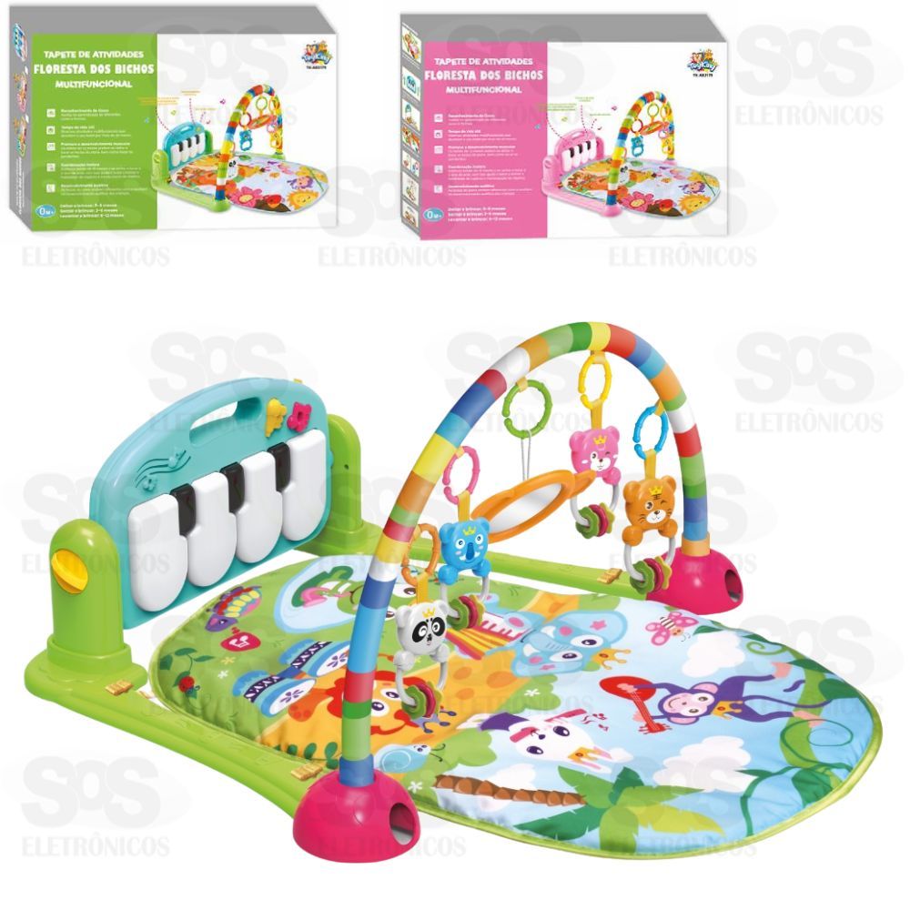 Tapete de Atividades Com Piano Toy King TK-AB3179