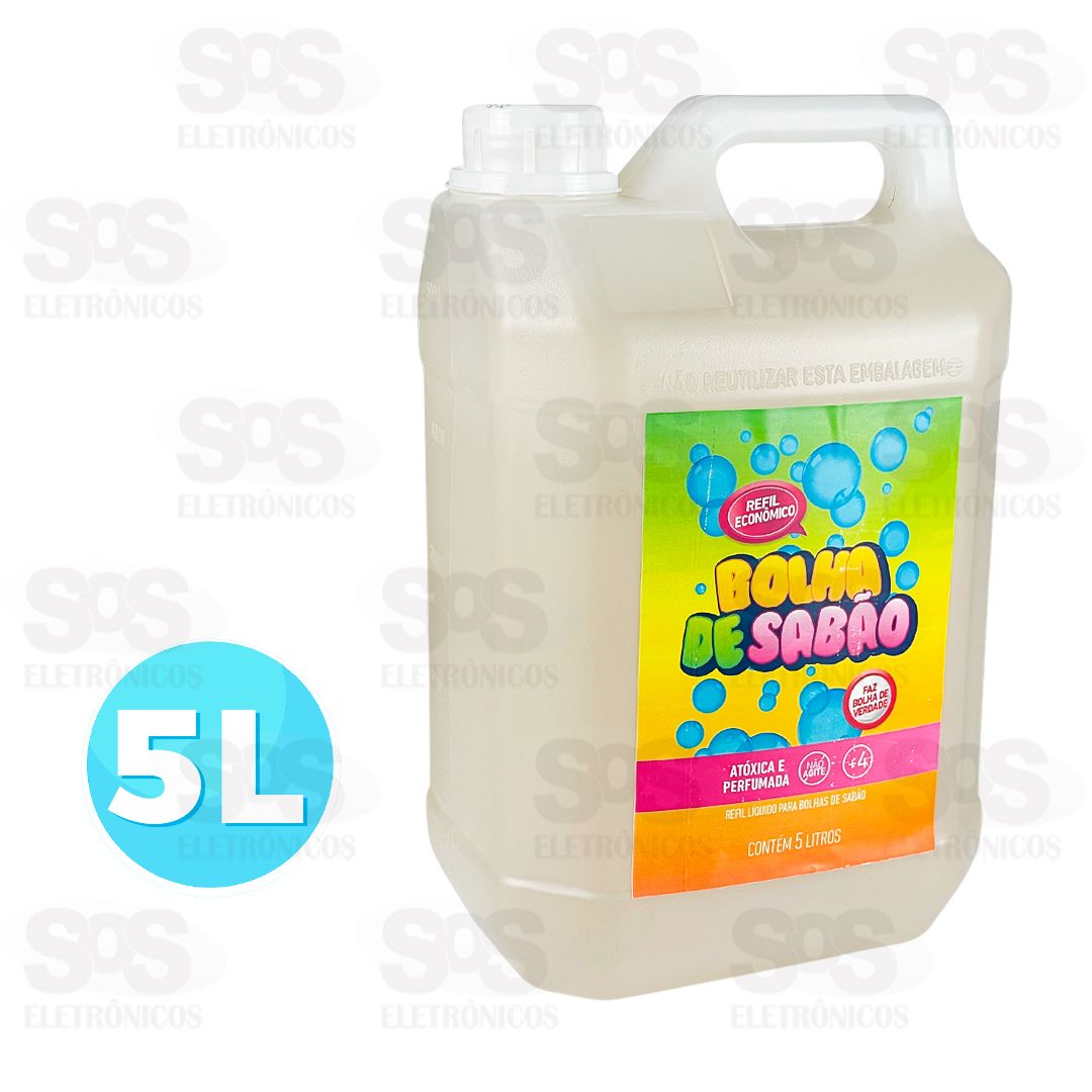 Lquido Perfumado Para Bolhas De Sabo 5 Litros Wow Toys 3007