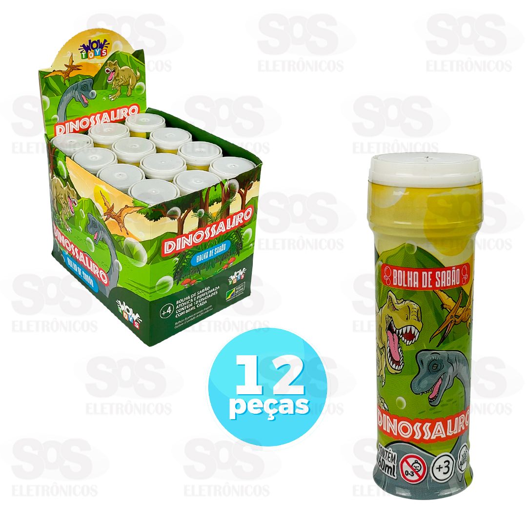 Lana Bolhas De Sabo Dinossauro 12 Peas Wow Toys WS-15