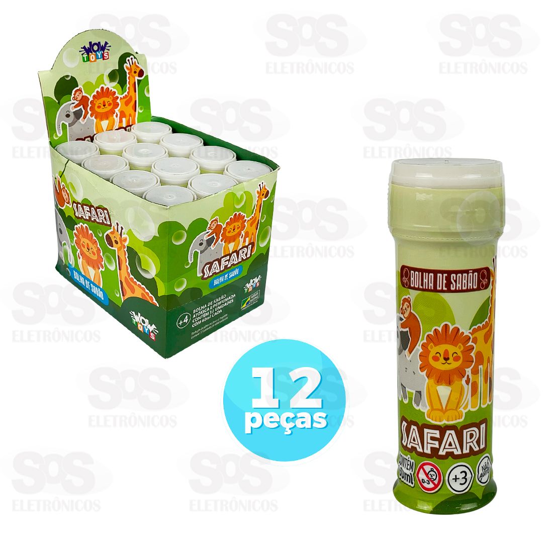 Lana Bolhas De Sabo Safari 12 Peas Wow Toys WS-18