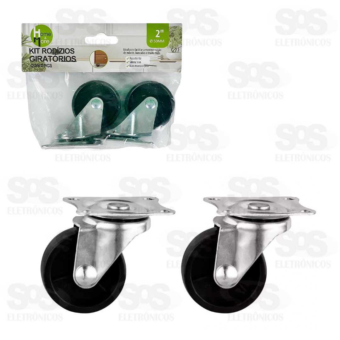 Kit de Rodzio Giratrio 50mm 2 Peas Home & More HM-235