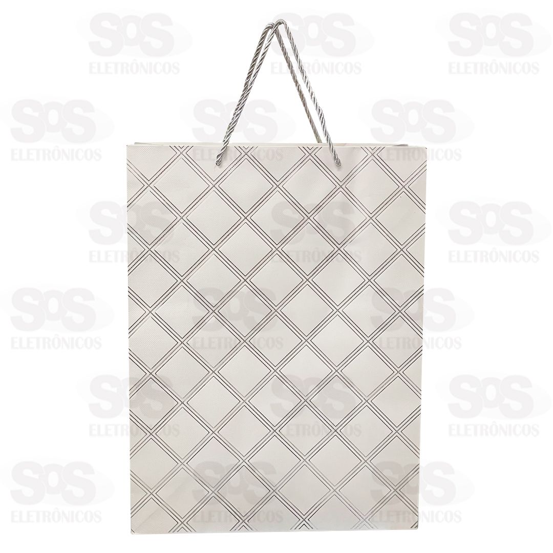 Sacola De Presente Texturizada 40x30x12CM Cores Variadas HX7685