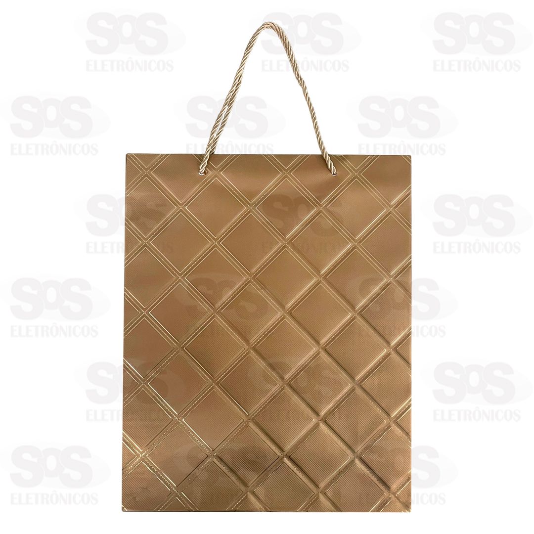 Sacola De Presente Luxuosa 32x26x10CM Cores Variadas HX7684