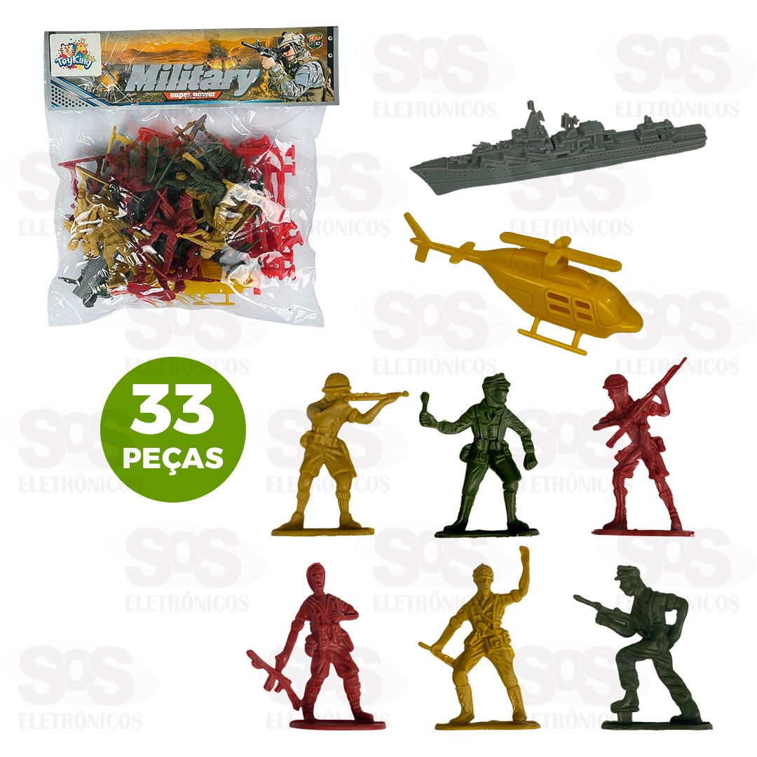 Bonecos Exrcito 33 Peas Modelos variados Toy King TK-AB5067