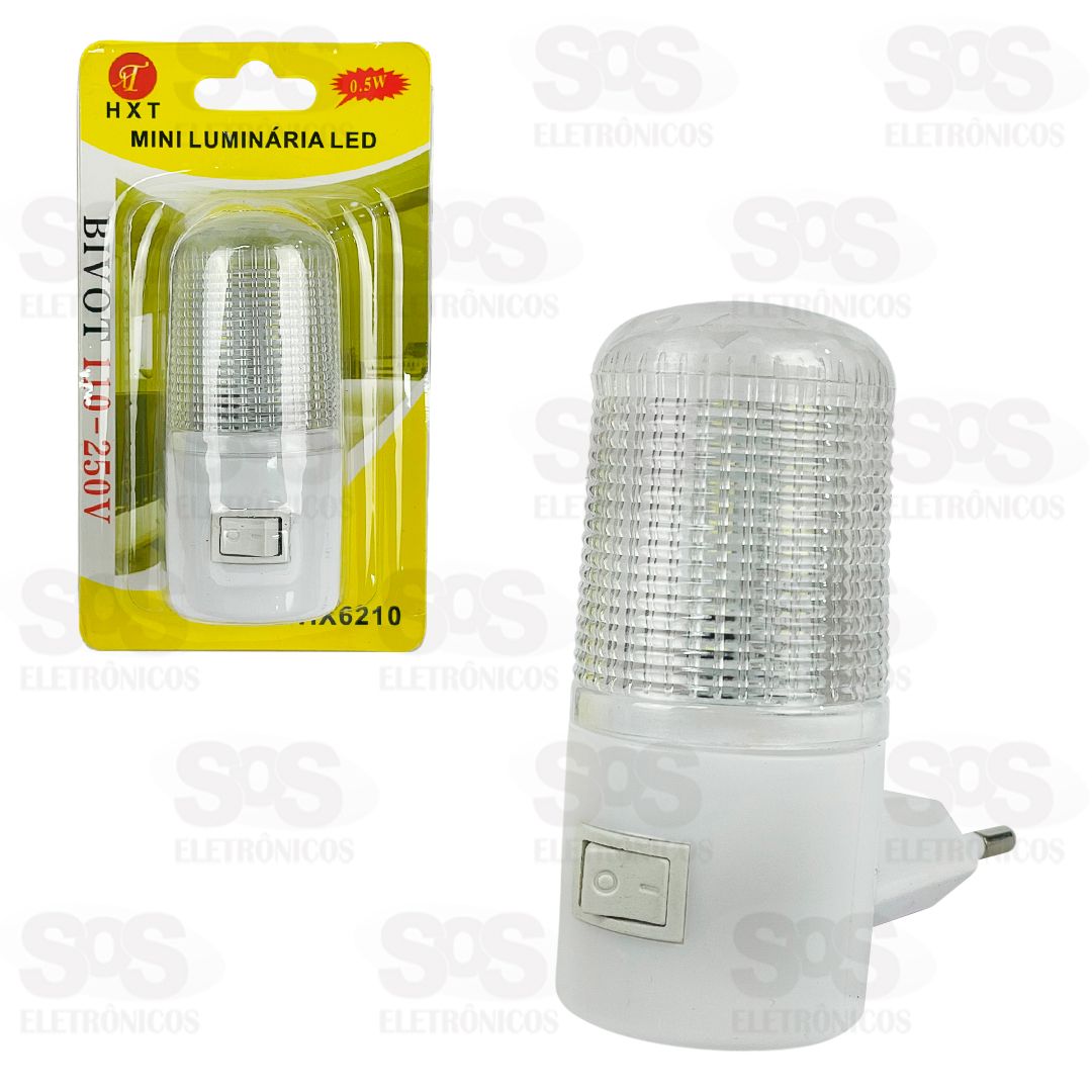 Luz Noturna Luminria LED de Tomada Bivolt HX6210