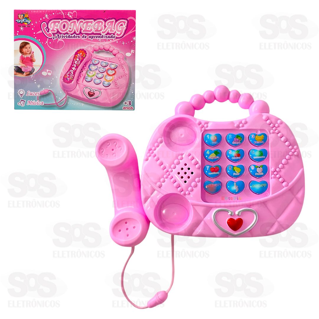 Telefone Infantil Musical Princesa Toy King TK-AB4409