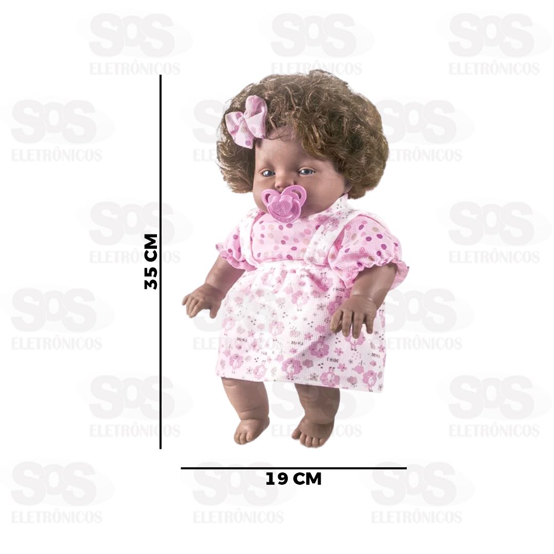 Boneca Beneditas Cabelo Enrolado Negra Nova Toys 1127