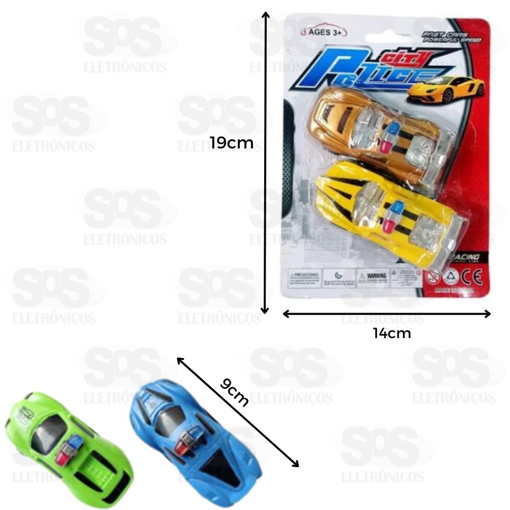 Kit com 2 Carrinhos Frico Toy King TK-3398