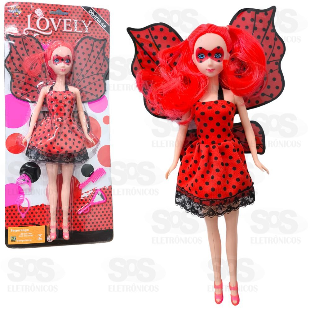 Boneca Lovely Com Acessrios Toy king TK-2043