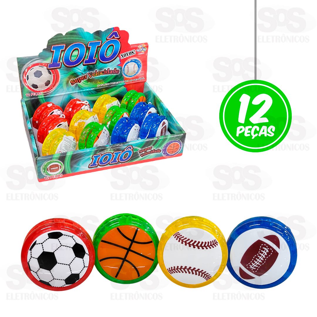 Ioi Luminoso Super Velocidade Esportes 12 Unidades Toy King TK-AB4089