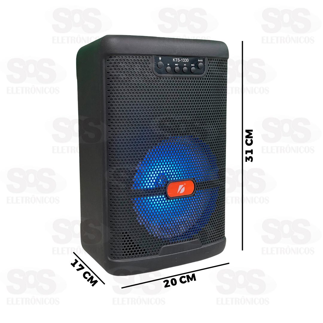 Caixa De Som 20W Com Microfone Sem Fio KTS-1330