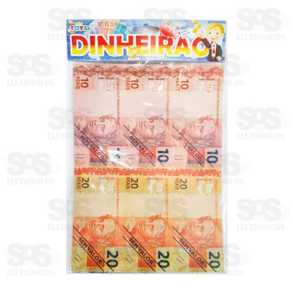 Cdulas Notas de Dinheiro Para Brincar 35 Notas Mini Toys 0145