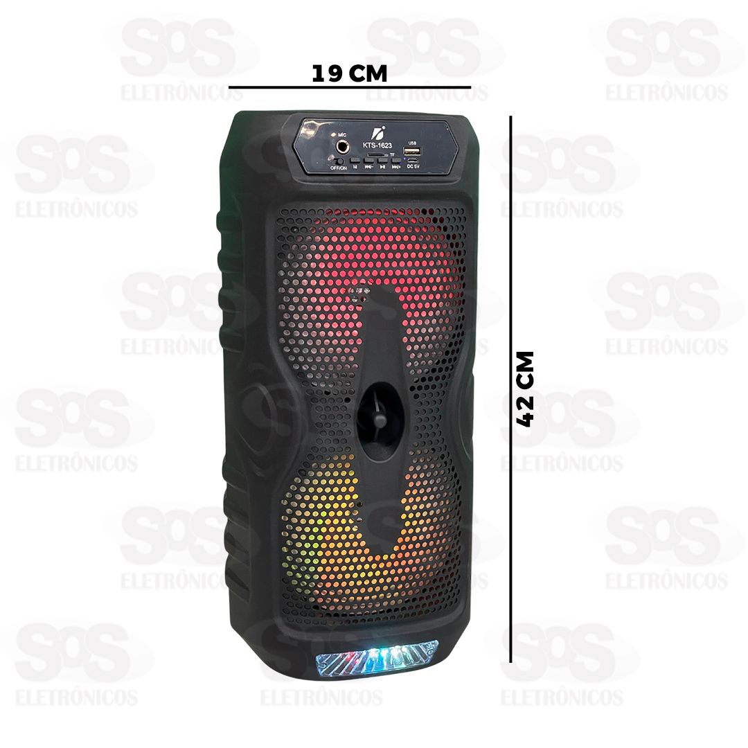 Caixa De Som 30W Com Microfone KTS-1623