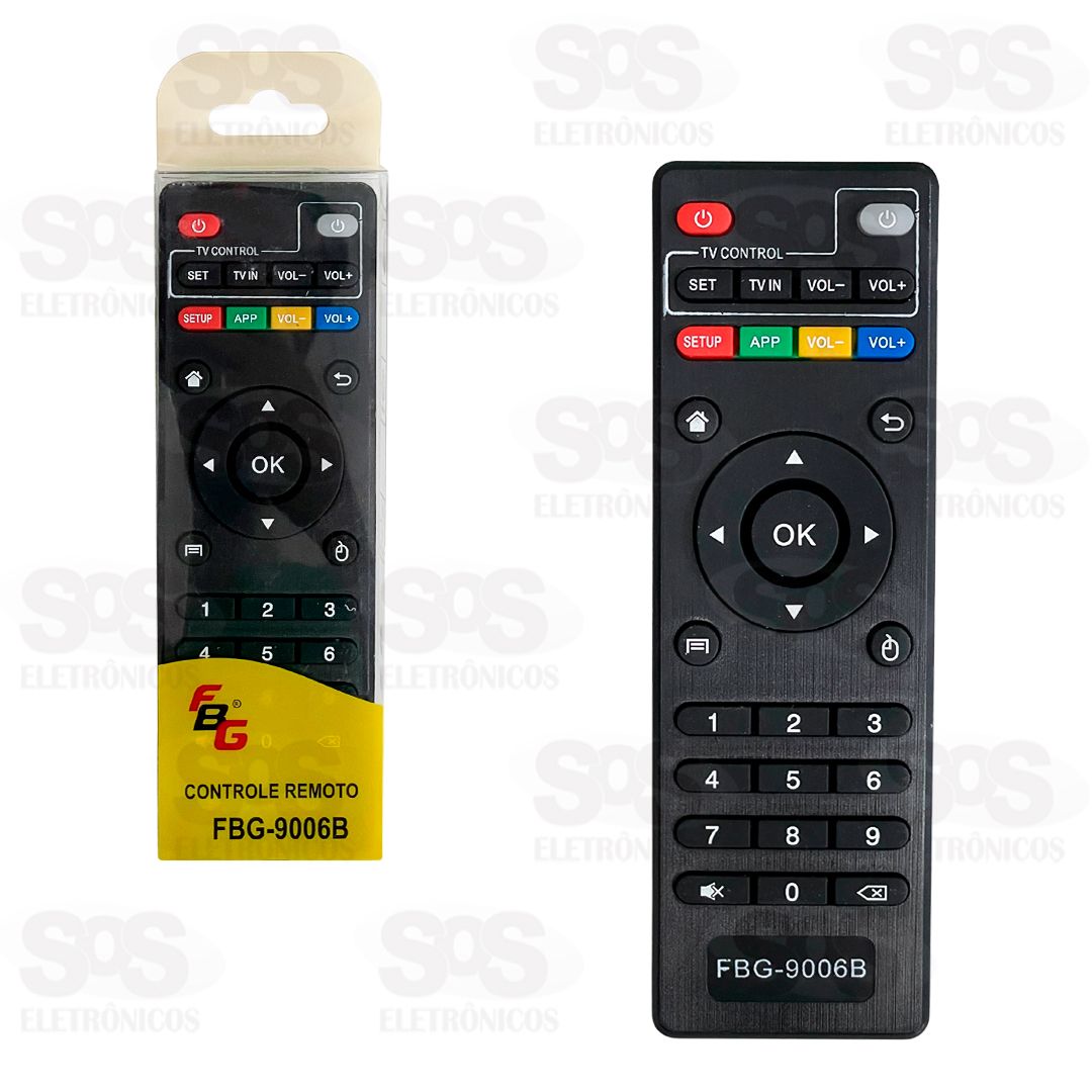 Controle Remoto Smart TV Box Com Mouse FBG-9006B