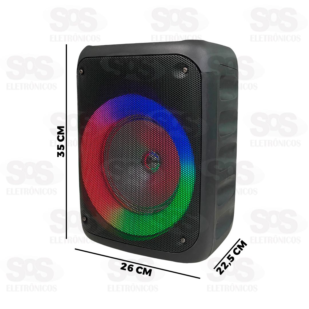 Caixa De Som 20W Tweeter TWS Com LED KTS-1273