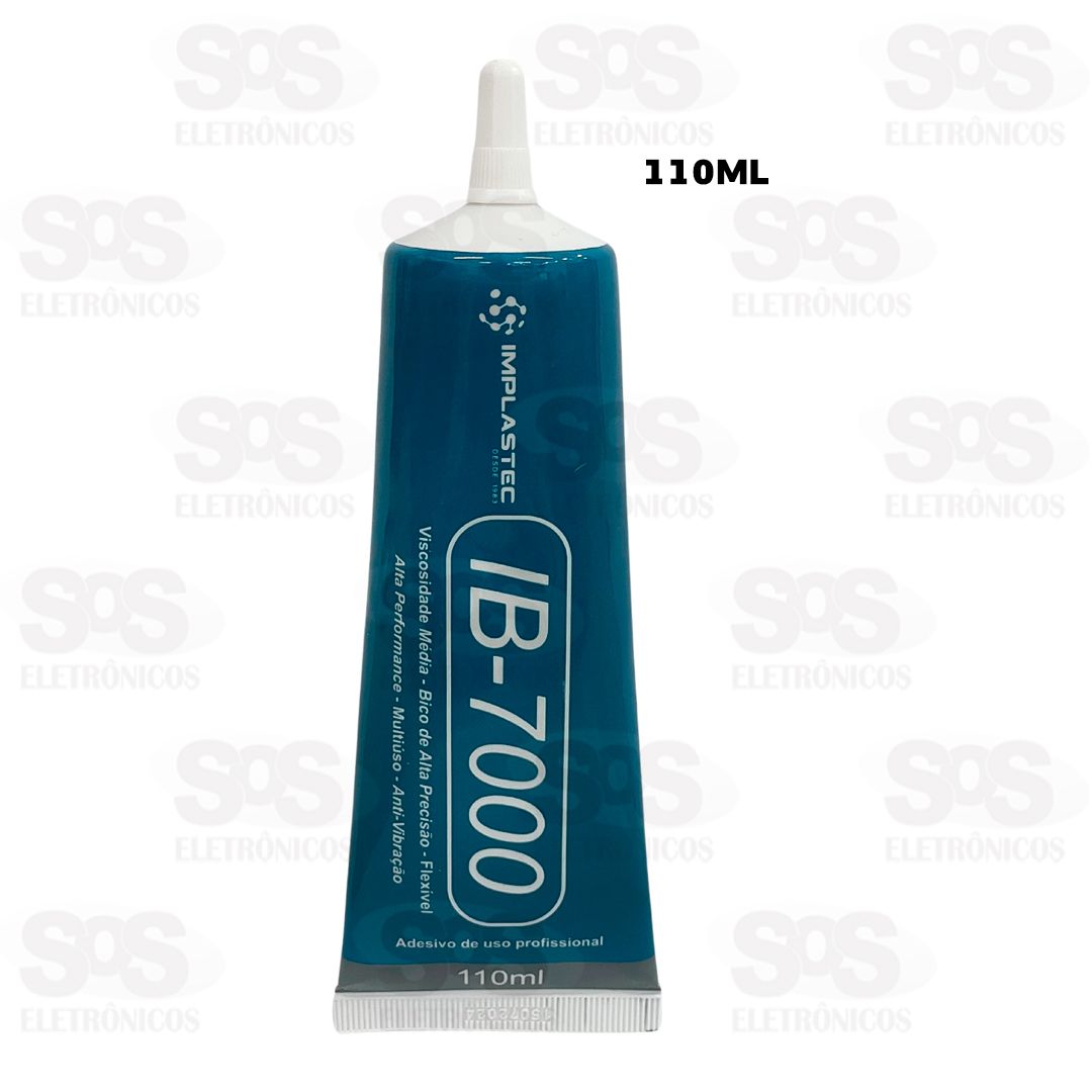 Super Cola Para Telas 110ML Transparente Implastec IB-7000