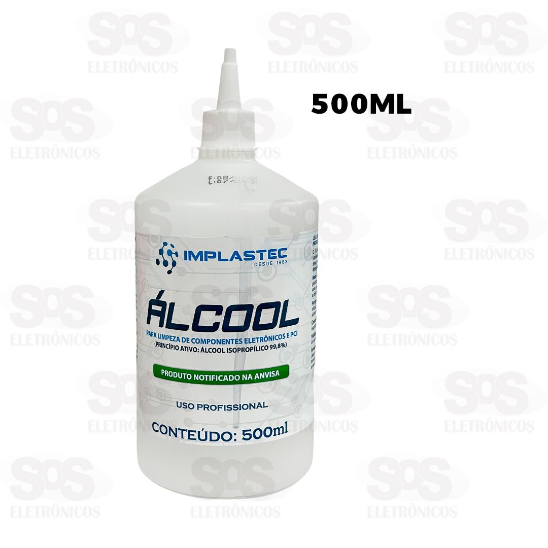 lcool Isoproplico 99,8% 500ML Implastec