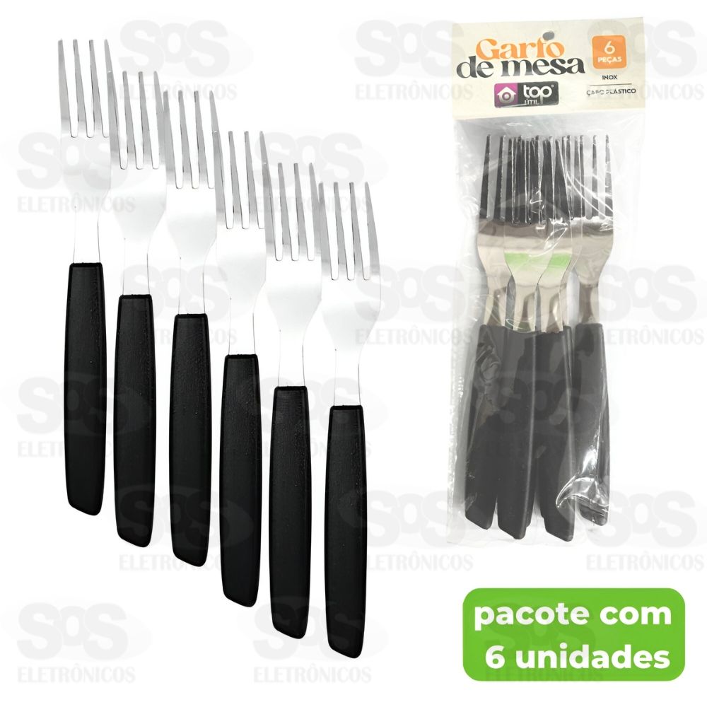 Kit Garfo De Mesa 6 Unidades TOP1636