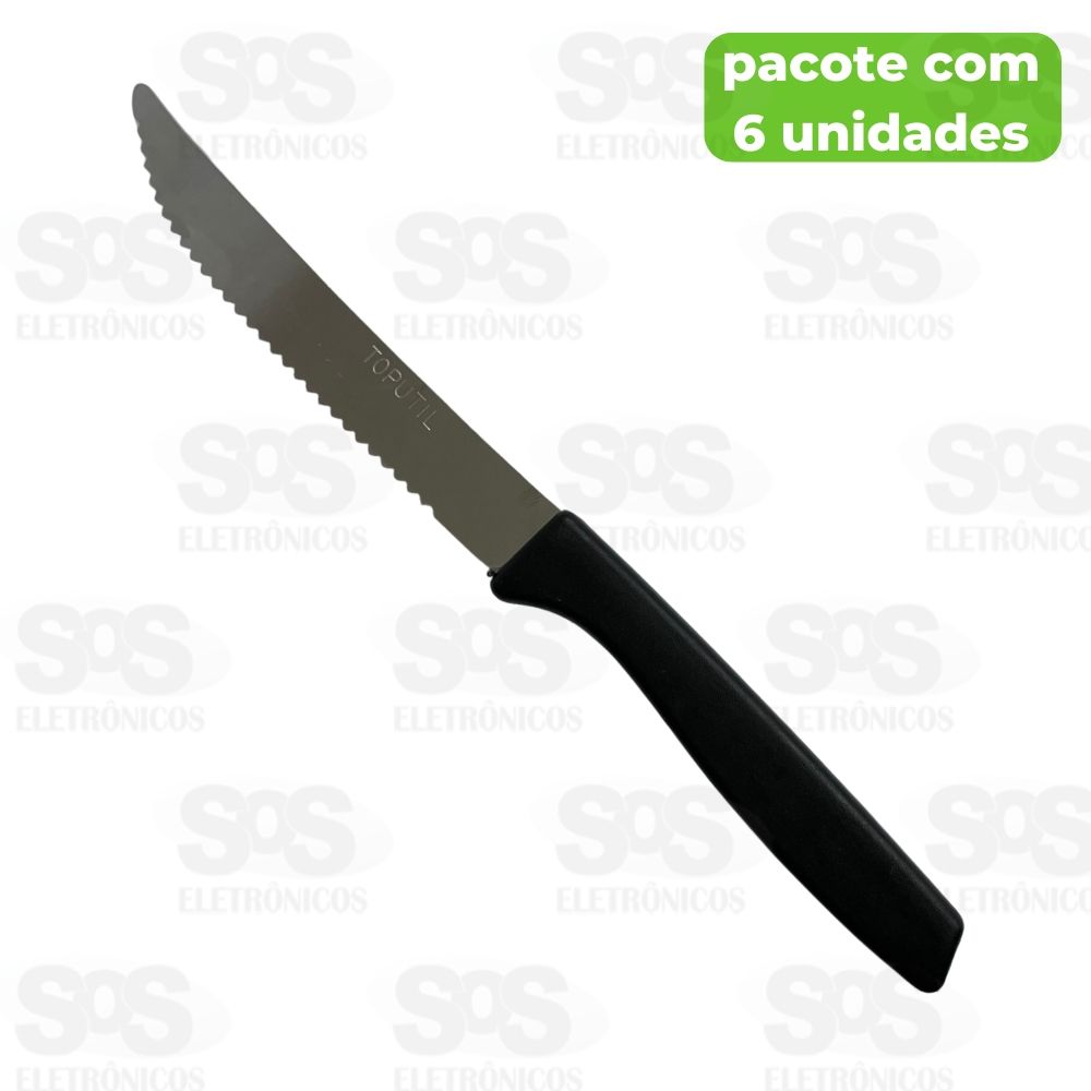 Kit Faca De Mesa Com 6 Unidades TOP1637