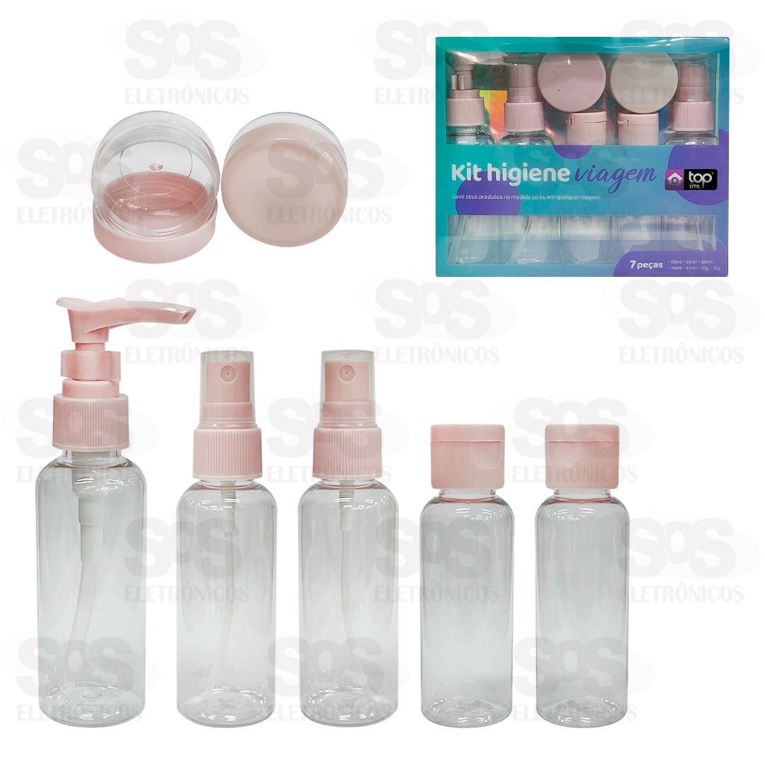 Kit Higiene 7 Frascos Para Viagens Top til TOP1605