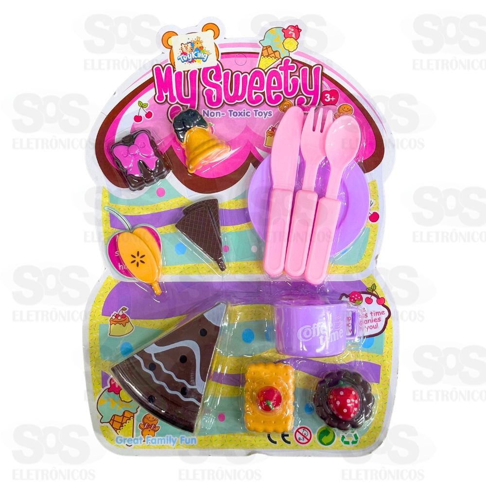 Kit Confeitaria Docinhos CookIng 12 Peas Toy King TK-AB5137