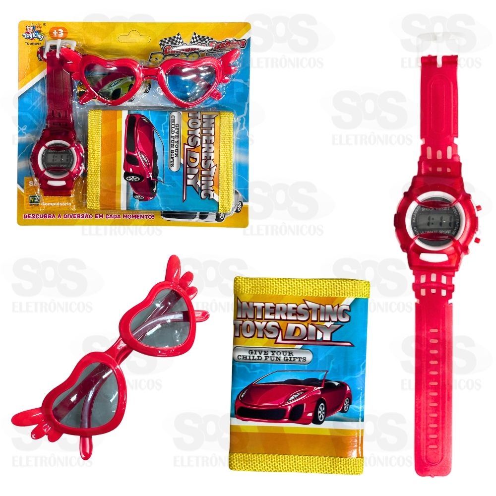 Kit Fashion Piloto De Carro 3 Peas Toy King TK-AB6297